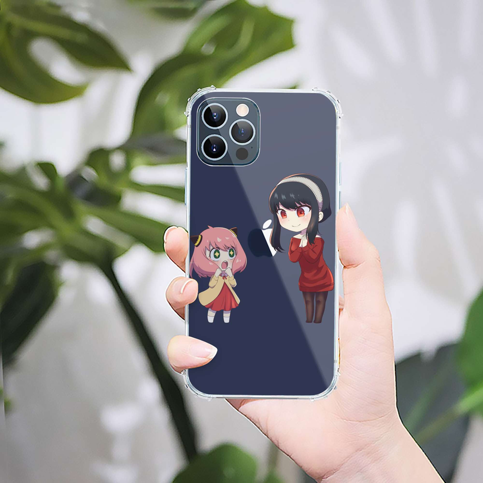 （画像用） SPY×FAMILY间谍家家酒 【iPhone 12シリーズ対応】透明スマホケース（クリアソフトケース）